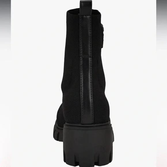 Guess Black Stretch Chelsea Lug Ankle Boots - Picture 3 of 11